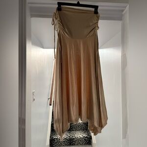 FP Beach Tan Maxi dress or Maxi skirt! Completely versatile and stretchy! Cute!!